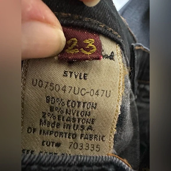 7 For All Mankind Flare Jeans size 23 - Picture 5 of 6